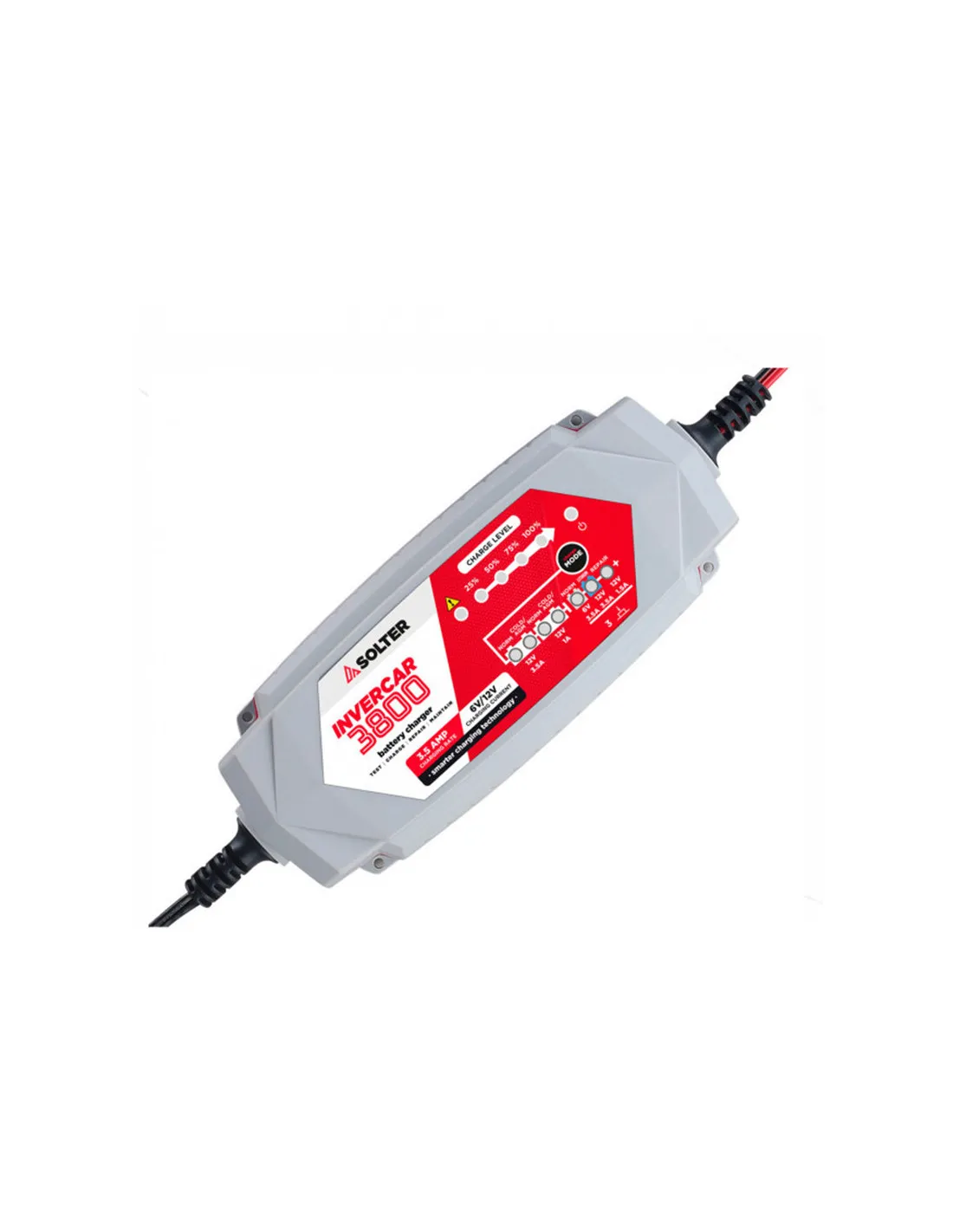 Chargeur Intelligent De Batteries Invercar 3800 6/12v 3.5a Solter - - 82921Générique