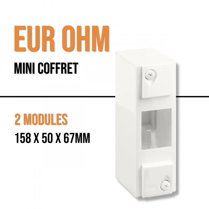 Coffret 2 modules - Eur Ohm - 19001
