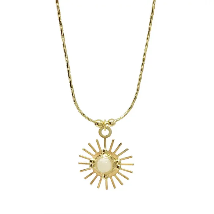 Collier Gabie – Soleil rose