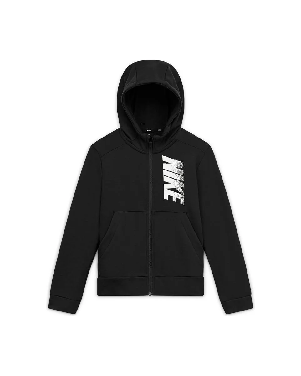 Sweatshirt Enfant plus âgé B NK DRY FLC FZ GFX Noir